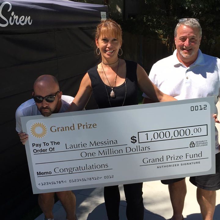 Laurie Messina, Grand Prize Fund grant ceremony