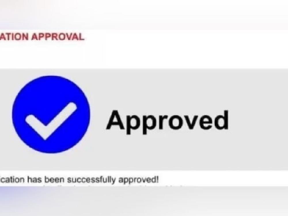Approved Applicant, Application Approval Notice grant ceremony