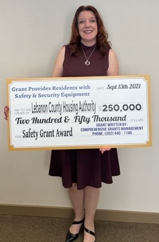 Lebanon County Housing Authority, Comprehensive Grants Management grant ceremony